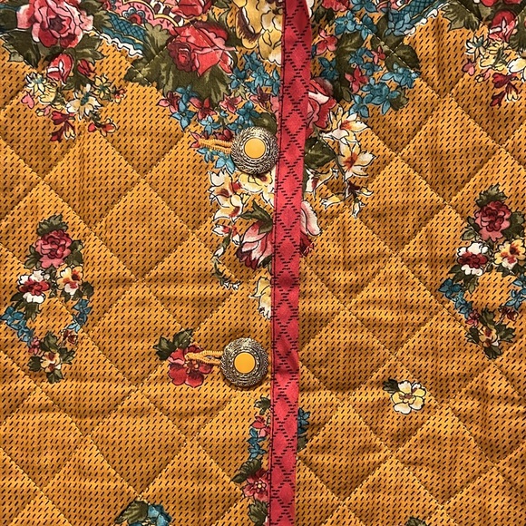 Vintage Like New Carole Little Cottagecore Floral Quilted Jacket - Picture 4 of 14